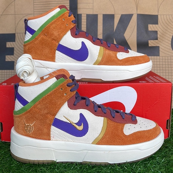 Nike Dunk High Setsubun UP PRM WMNS Sail/Canyon Purple sneakers - athletic shoes - Picture 14 of 16